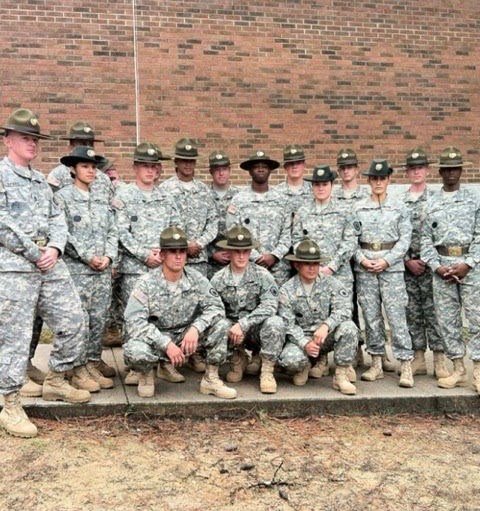 Rasmey Enn serving as an Army Drill Sergeant responsible for training and enforcing standards